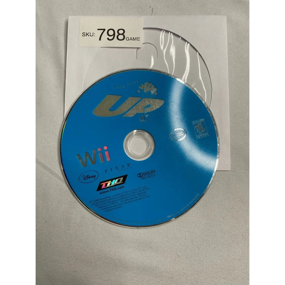 Disney Pixar Up Nintendo Wii Game Disc Only